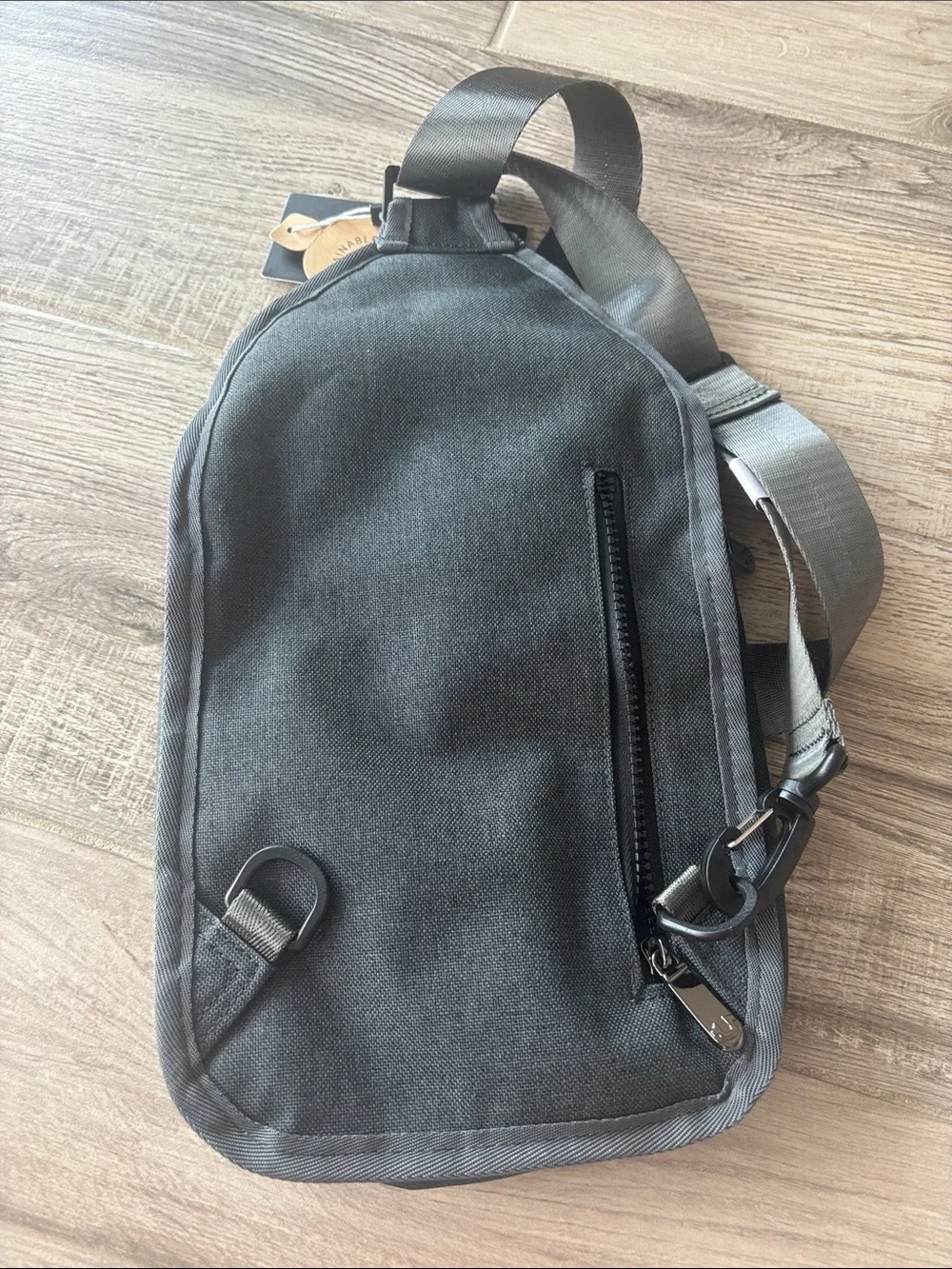 True Religion Gray Men's Sling Belt Bag